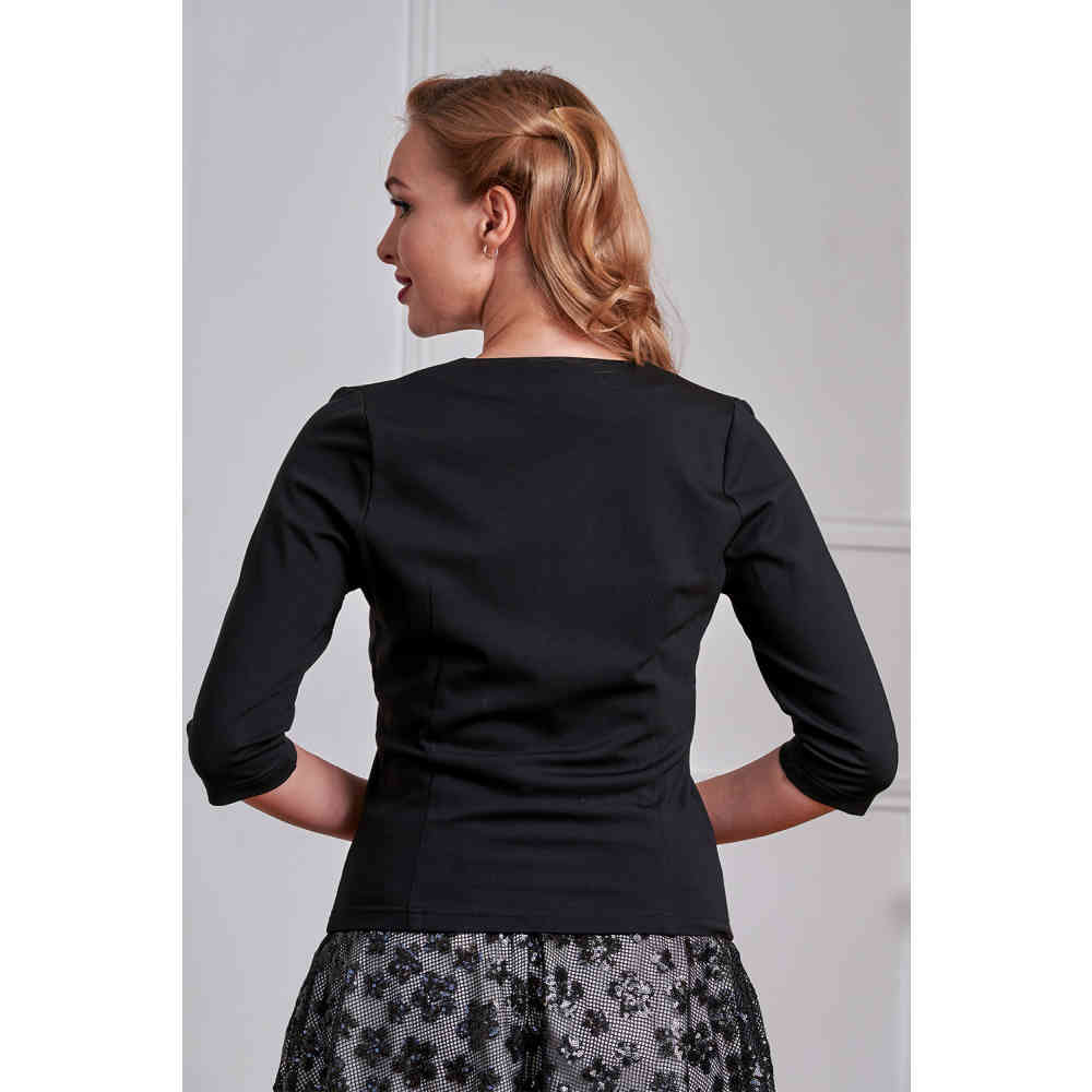 Banned - Gilda Longsleeve top - Zwart